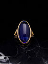 Gold Plated Stainless Steel Crystal Ring