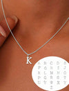 Double Stainless Steel Initial Necklace