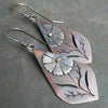 Vintage Carved Water Drop Earrings