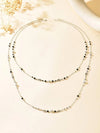 Vintage Gothic Faux Pearl Layered Necklace Set