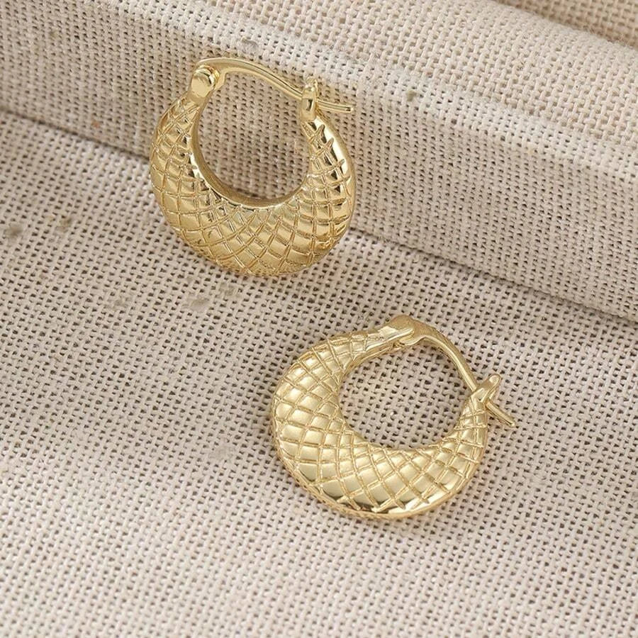 Vintage U Shaped Pendant Earrings