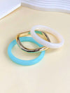 Vintage Acrylic Resin Bangle Set
