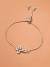 Cubic Zirconia Cross Bracelet