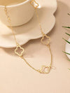 Clover Pendant Long Necklace