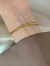 Waterproof Stainless Steel Wheat Chain Beach Bracelet