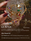 Glisma Vintage Geometric Drop Earrings