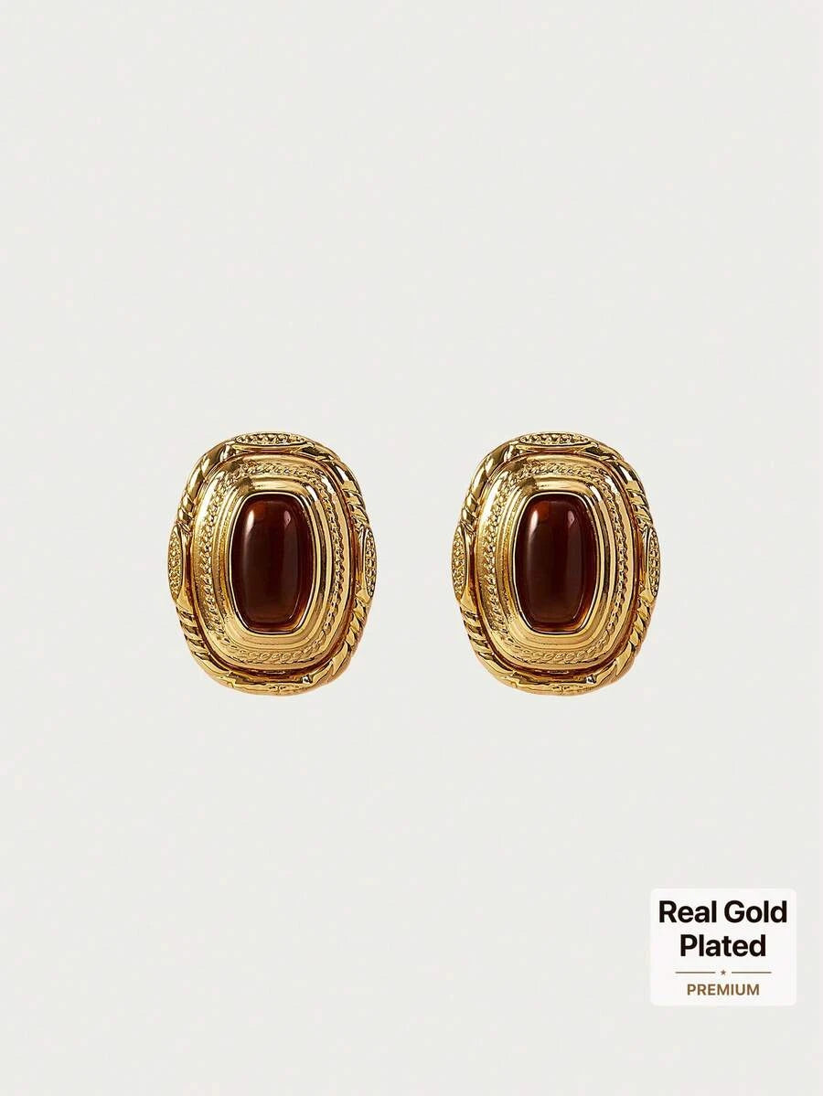 Glisma Vintage Geometric Drop Earrings