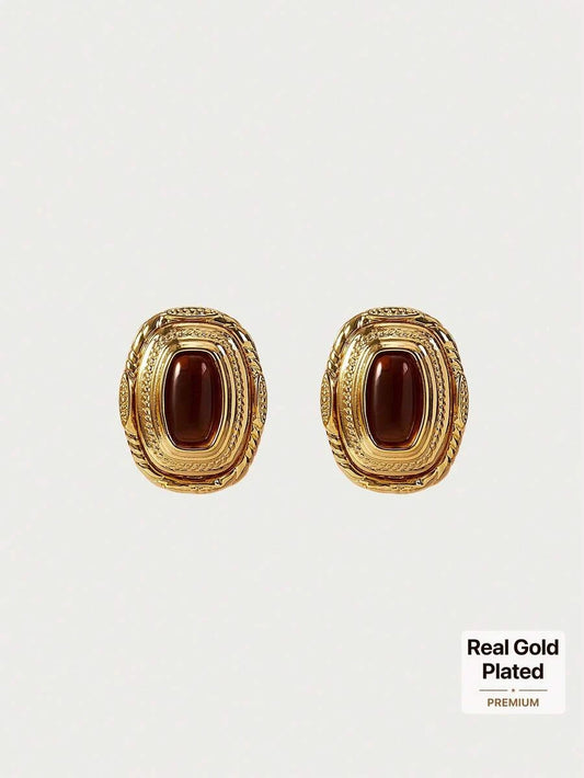 Glisma Vintage Geometric Drop Earrings