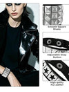 Punk Rock Studded Leather Bracelet