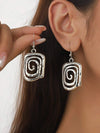 Vintage Style Geometric Alloy Earrings