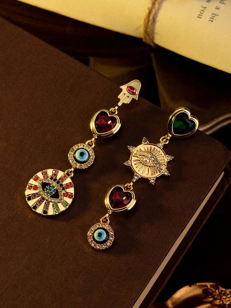Vintage Avant-Garde Eye Earrings