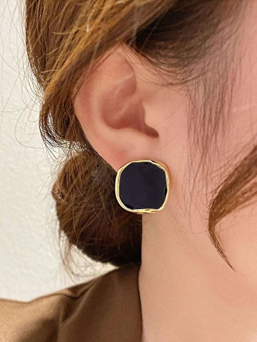 Minimalist Asymmetrical Geometric Earrings