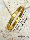 Personalized Multi-Color Stainless Steel Bracelet Set