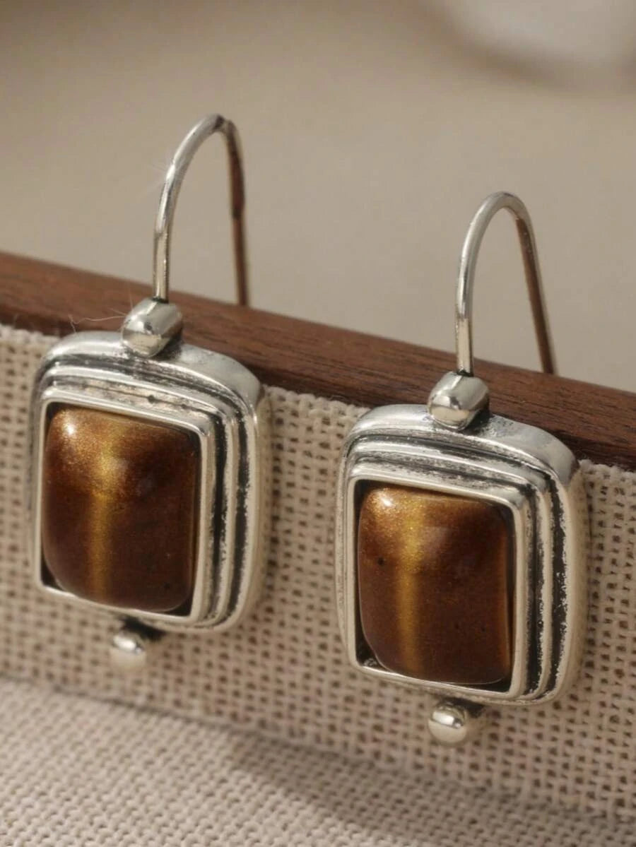 Classic Geometric Drop Earrings