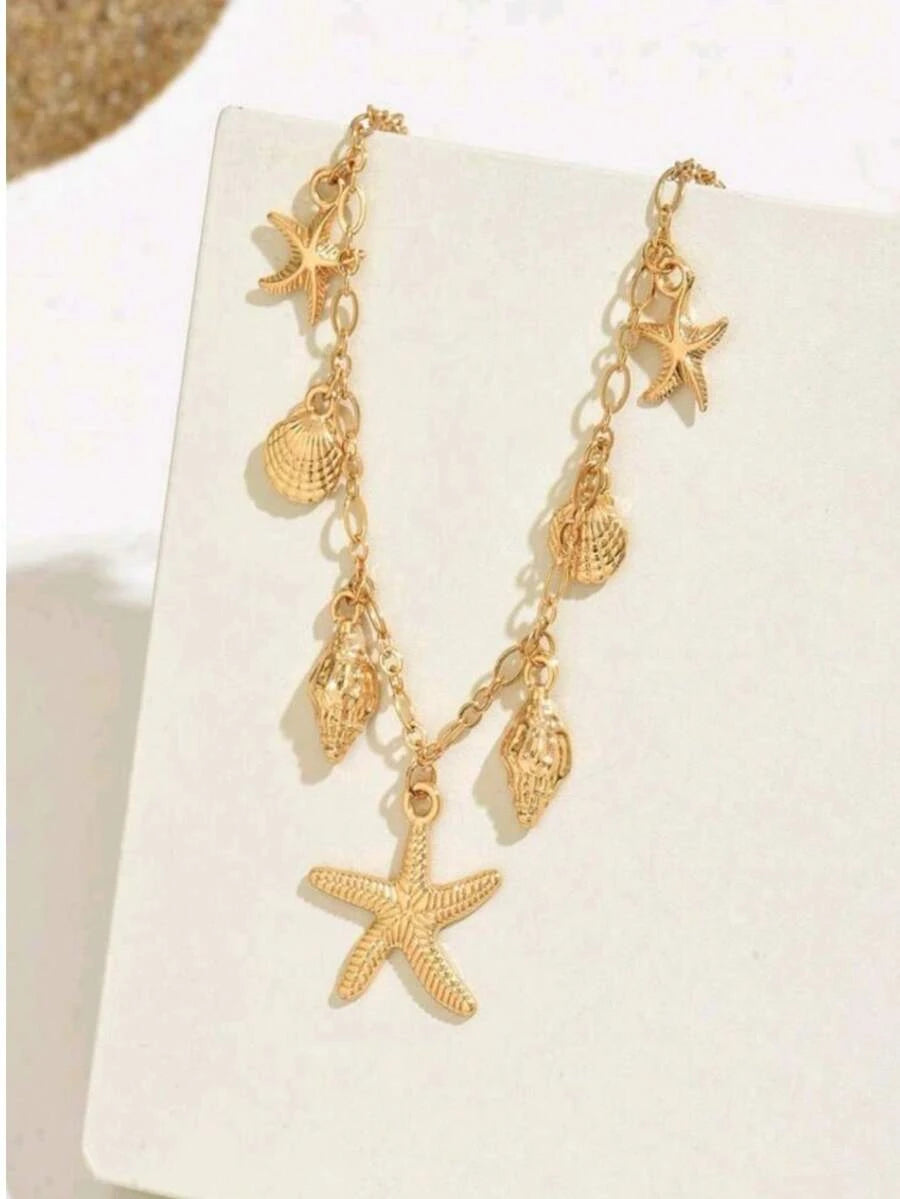 Livesso Beach Vacation Pendant Necklace
