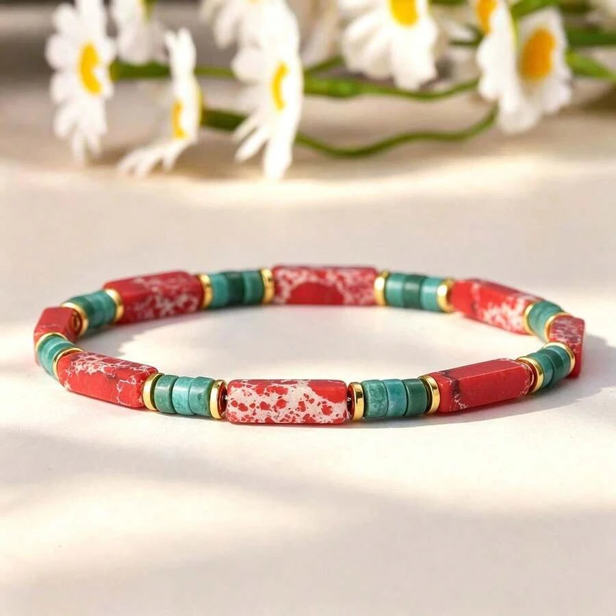 Red Emperor Stone Crystal Wealth Bracelet