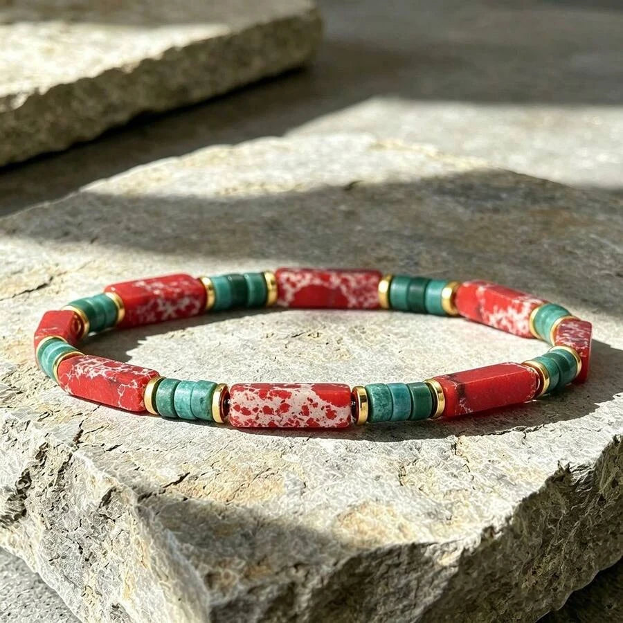 Red Emperor Stone Crystal Wealth Bracelet