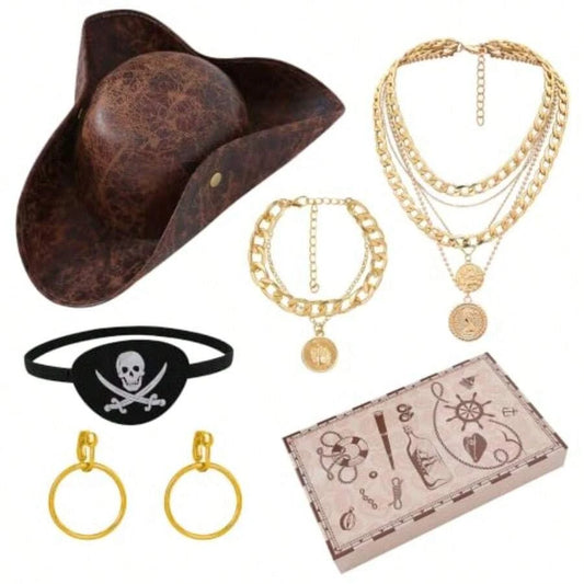 Womens Pirate Hat Set