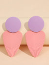 Exaggerated Pearl Leaf Stud Earrings