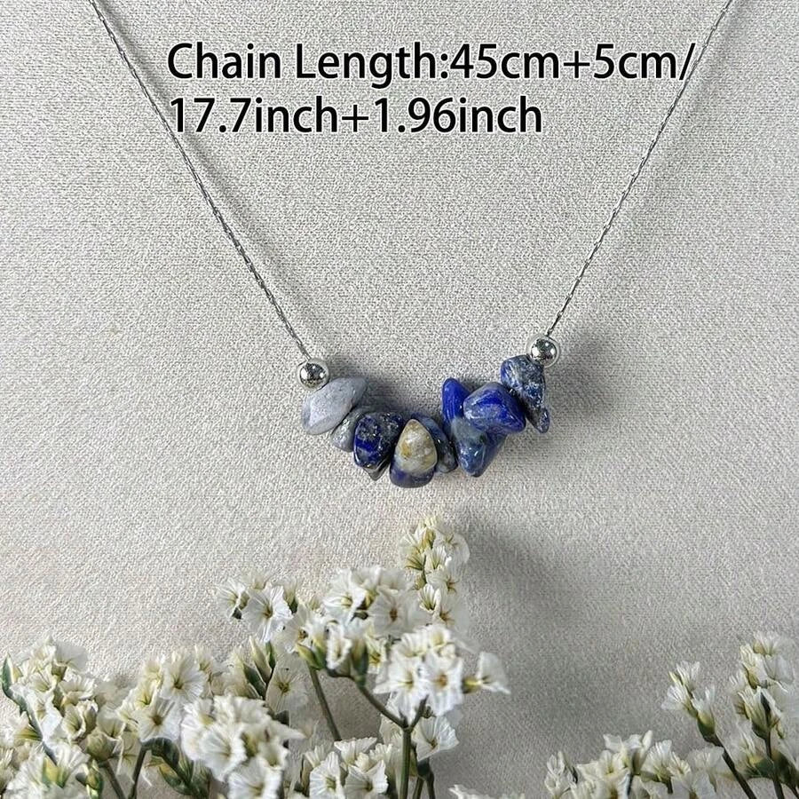Natural Lapis Lazuli Stone Necklace