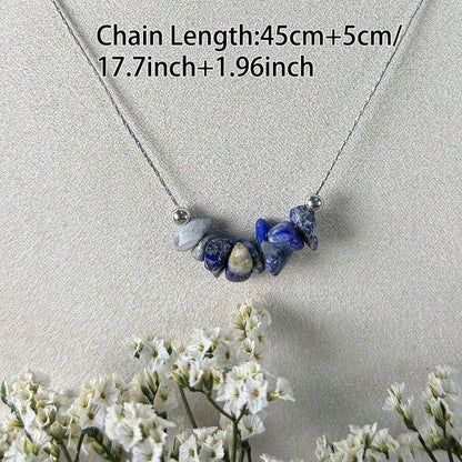Natural Lapis Lazuli Stone Necklace