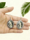 Gothic Ghost Cat Earrings