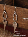 Vintage Bohemian Hollow Heart Earrings