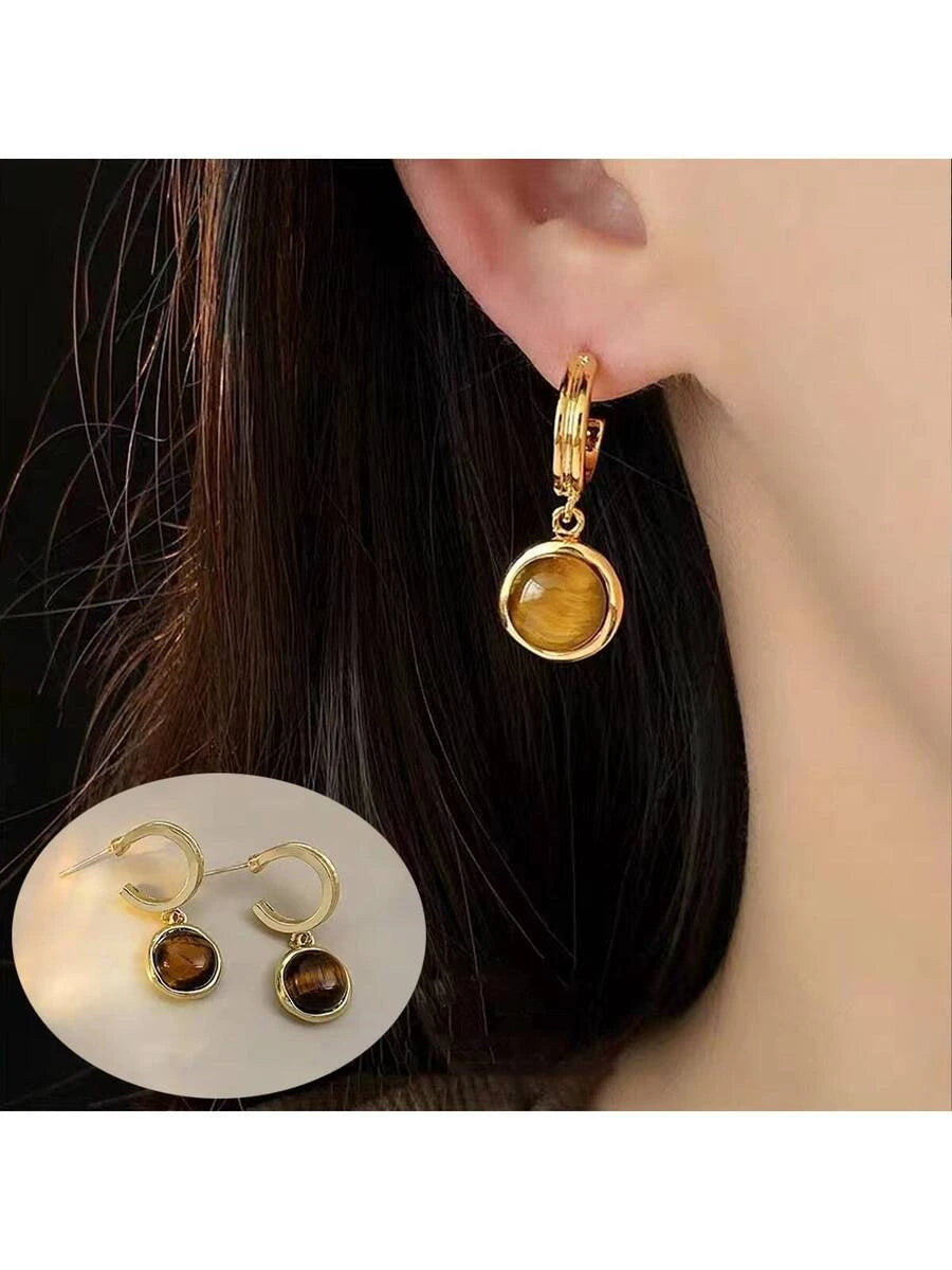 Vintage C Shape Earrings