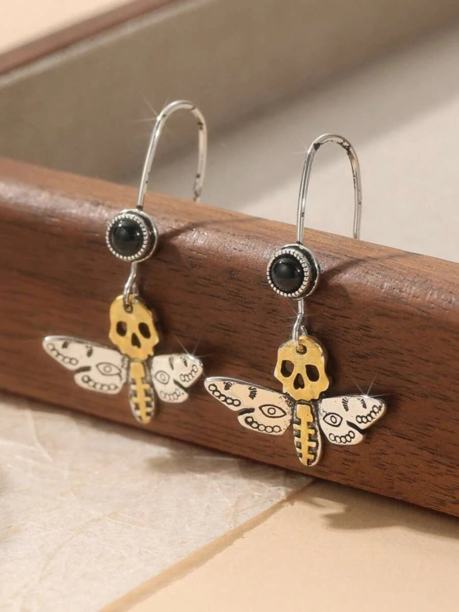 Vintage Copper Boho Drop Earrings