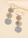 Retro Round Water Drop Earrings
