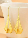 Vintage Hollow Geometric Pendant Earrings