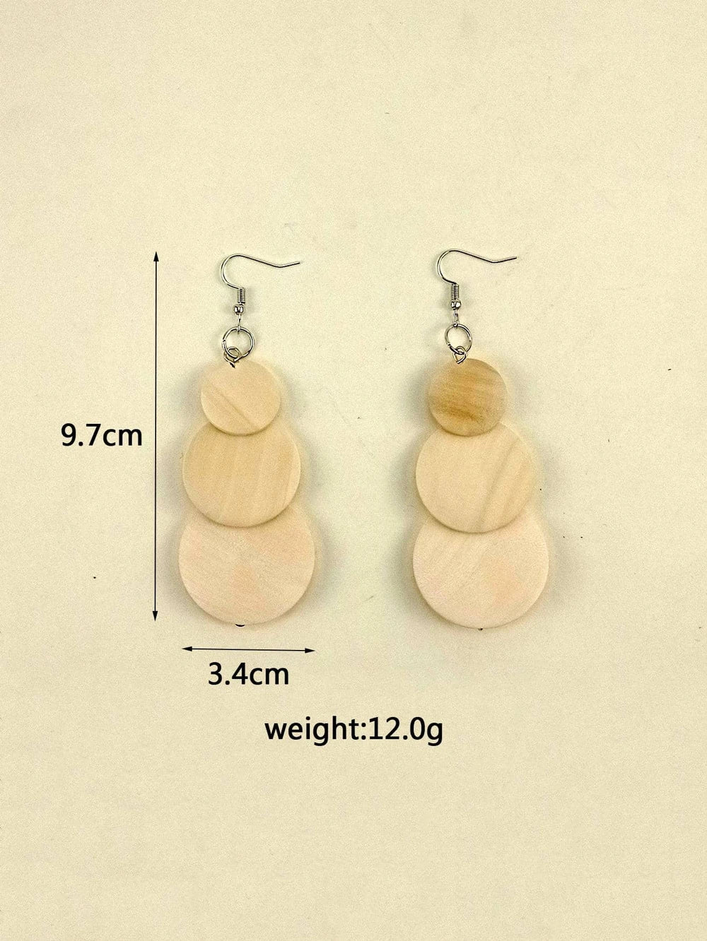 Round Drop Earrings
