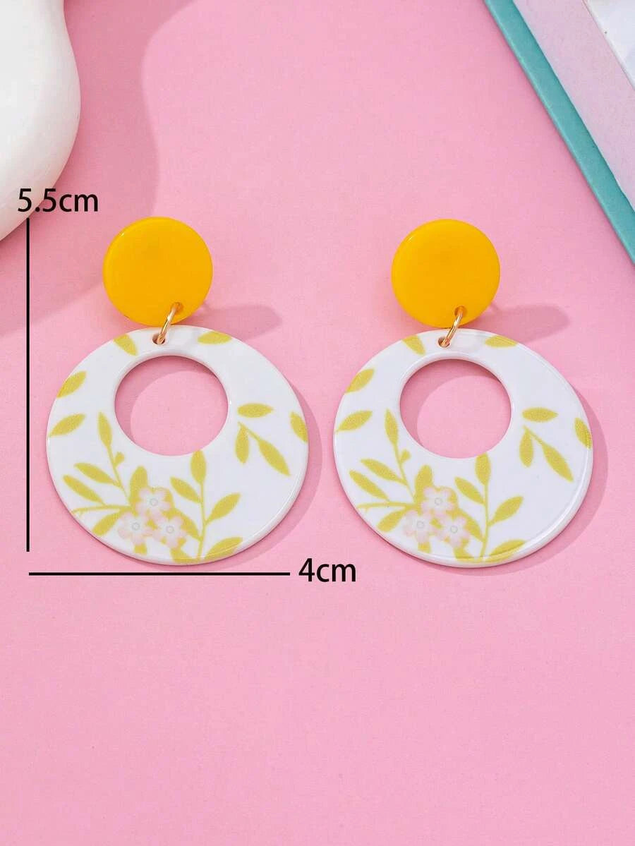Elegant Black Drop Earrings