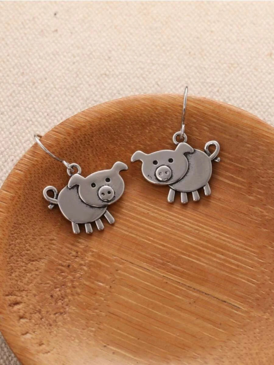 Vintage Bohemian Animal Pendant Earrings