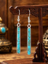 Vintage Turquoise Long Earrings