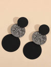 Circular Wave Pattern Fashion Earrings