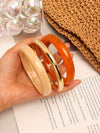 Yellow Round Bracelet Set