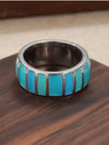 Silver Bohemian Wide Band Ring