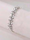 Gold Cubic Zirconia Chain Bracelet