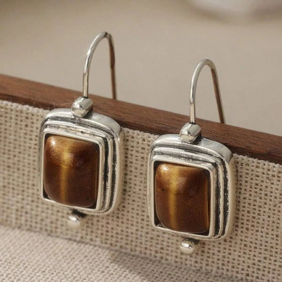 Classic Geometric Drop Earrings