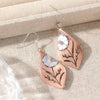 Vintage Carved Water Drop Earrings