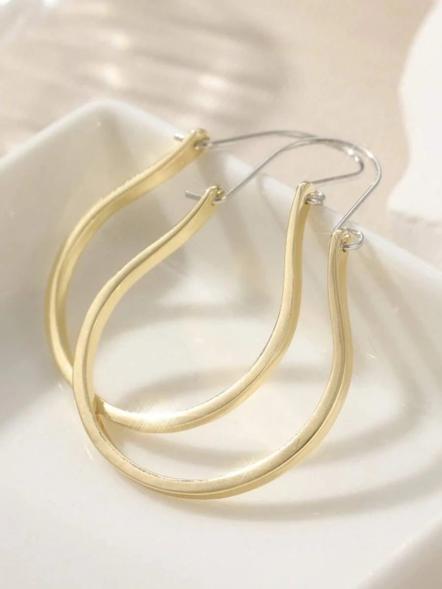 Simple Vintage Silver Earrings