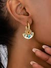 Copper Alloy Macaron Gold Earrings