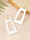 Colorful Geometric Square Drop Earrings