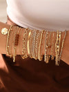 Retro Multilayer Stacking Bracelet Set