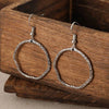 Retro Minimalist Round Hook Earrings