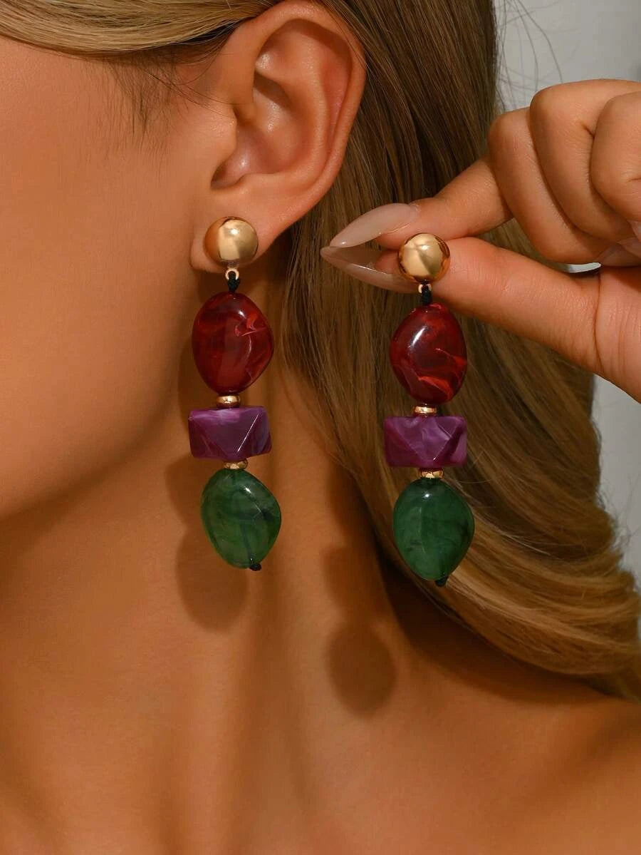 Elegant Bohemian Gold Earrings