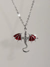 Vintage Gothic Rose Cross Necklace