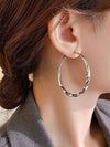 Minimalist Gold Oversize Hoop Earrings