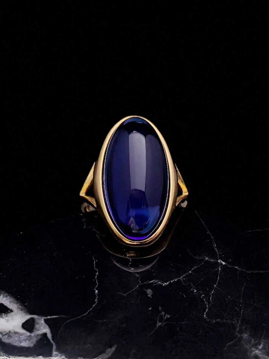 Gold Plated Stainless Steel Adjustable Ring